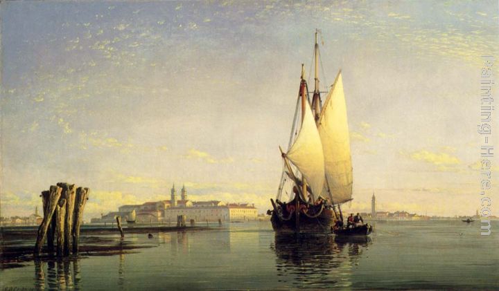On The Lagoon Of Venice painting - Edward William Cooke On The Lagoon Of Venice art painting